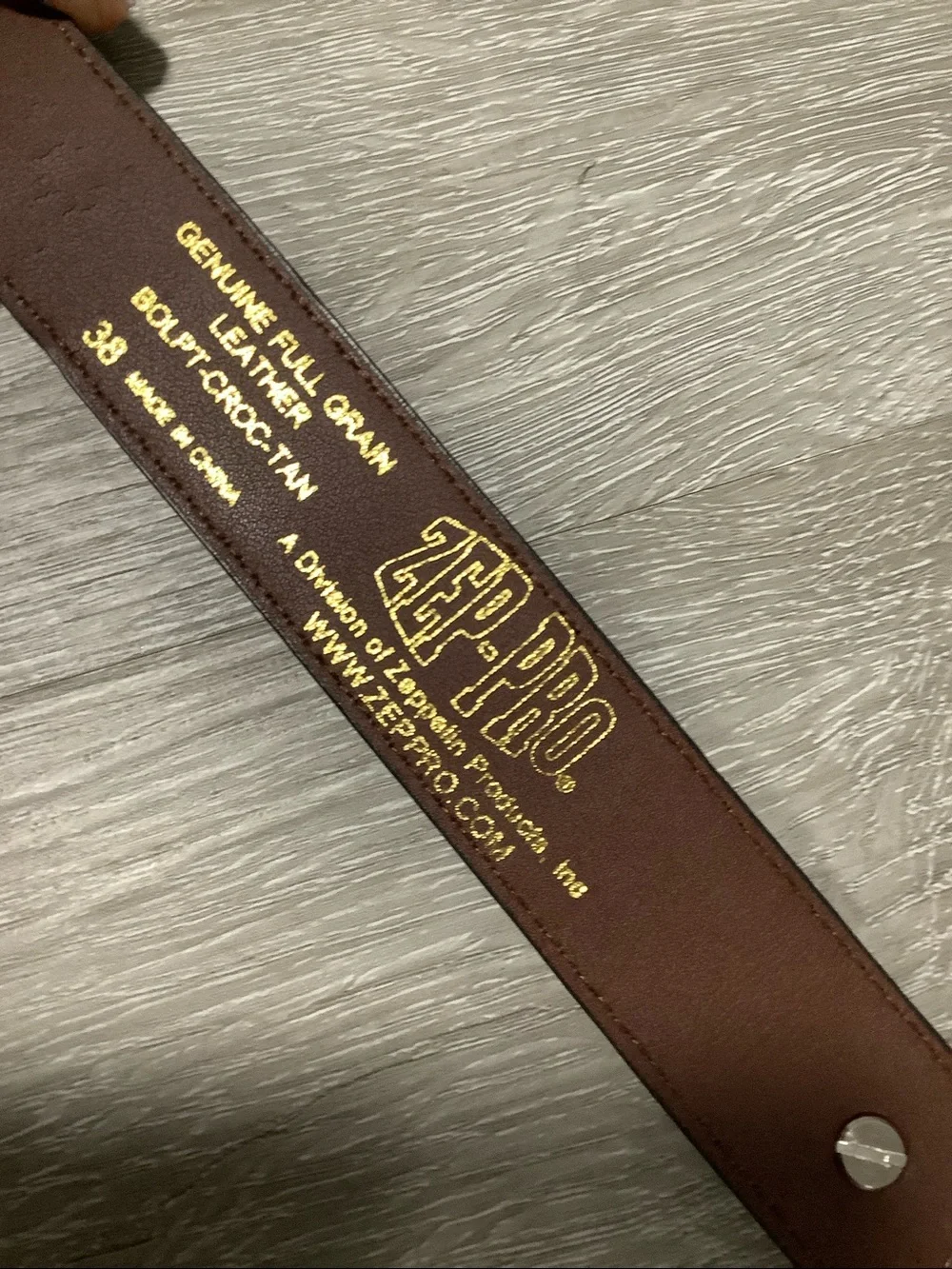 Zep-Pro full grain leather Penn state belt